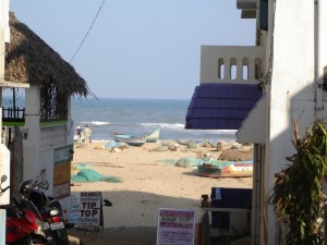 Пляж. Махабалипурам. Индия.